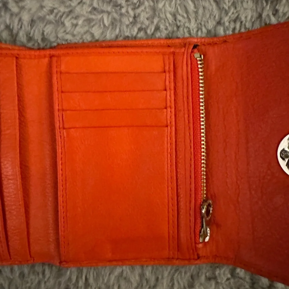 MARC JACOBS Orange Leather Women's Wallet